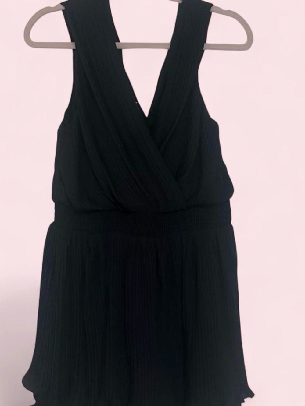 black beachy romper